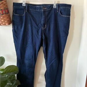 Old Navy Dark Blue Straight Jeans